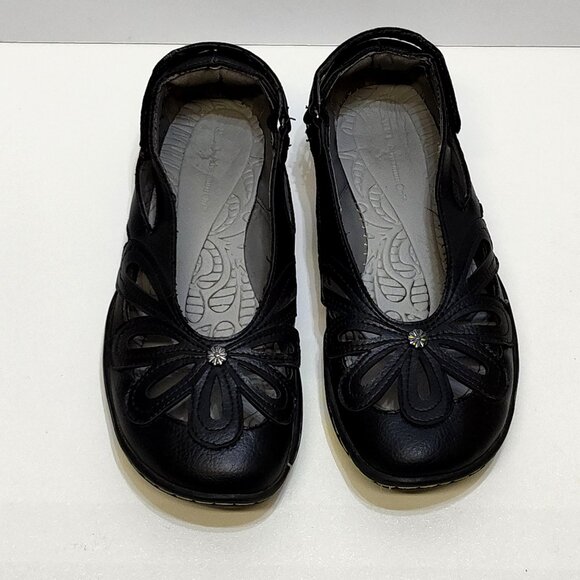 JBU Adventure On Juniper Flats Vegan Leather Round Toe Hook Loop Heel Strap 6.5M - Picture 4 of 11